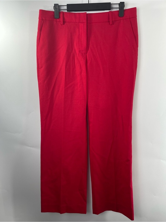 J. Crew Pants - J. Crew 100% Wool Red Cafe Trouser Workwear Pants Size 8